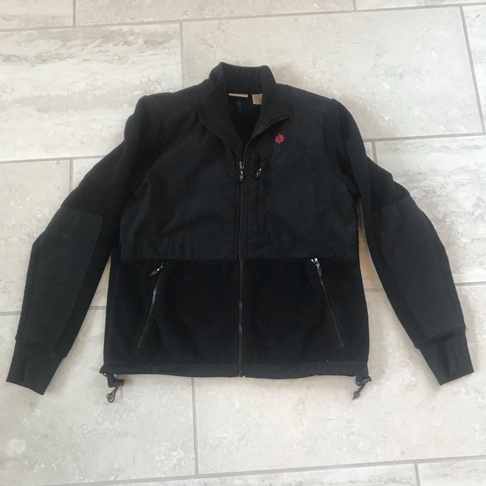 Ruff Hewn black fleece jacket